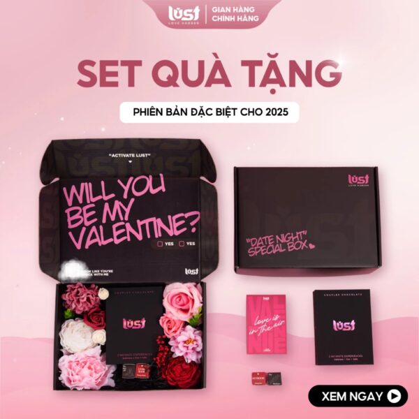 Hộp quà socola tặng người yêu, quà tặng cặp đôi, quà kỷ niệm | Socola Lust Chocolate