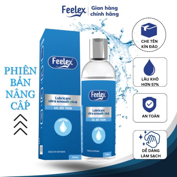 Gel bôi trơn Feelex Lubricant Ultra Smooth Plus siêu trơn, nhiều mùi hương