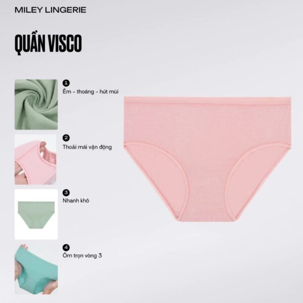 Quần Lót VISCO STRETCH Chất Liệu Visco sợi tre - Miley Lingerie