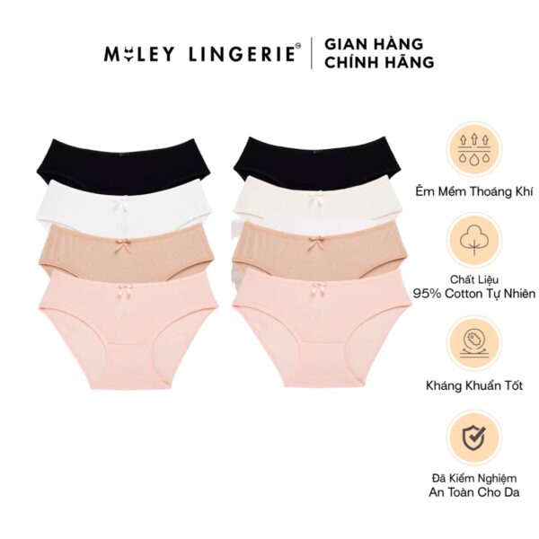 Combo 8 Quần Lót Modal Co Dãn 4 Chiều Miley Lingerie Màu Ngẫu Nhiên