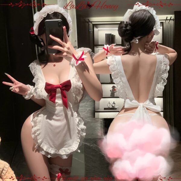 Bộ Cosplay Cô Hầu Gái Sexy, Đồ Ngủ Cosplay Người Hầu Gái Quyến Rũ