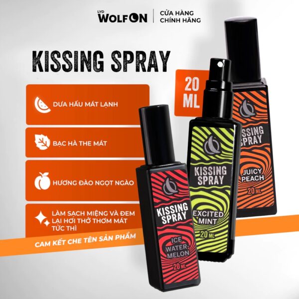 Combo Xịt Thơm Miệng Hương Trái Cây